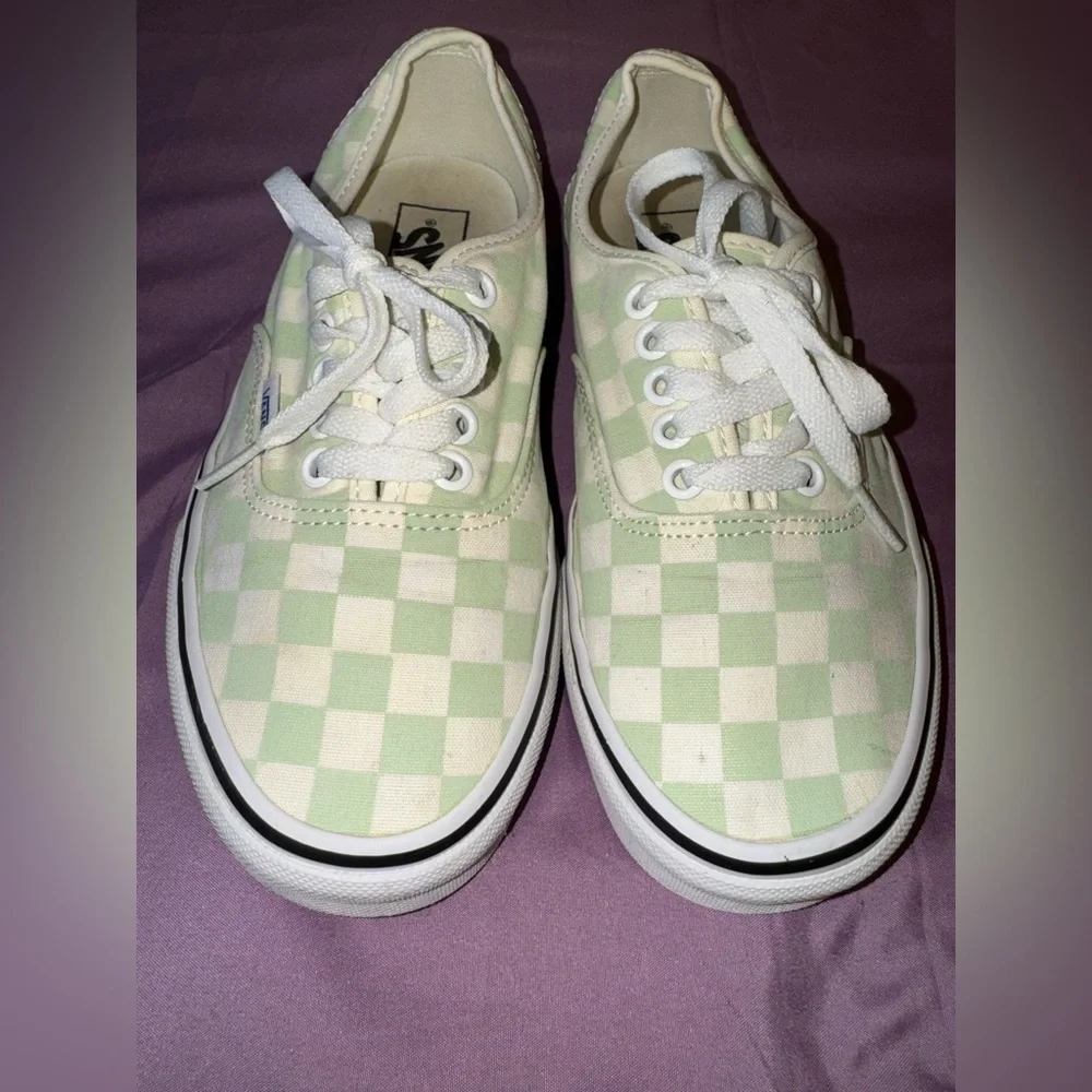 Vans Authentic Checkerboard Ambrosia Sneakers – Women’s Size 8 – EUC - Picture 2 of 11